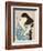 Woman in a Bathrobe Combing Her Hair-Taisho Era. Hashiguchi Goyo-Framed Premium Giclee Print