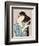 Woman in a Bathrobe Combing Her Hair-Taisho Era. Hashiguchi Goyo-Framed Premium Giclee Print