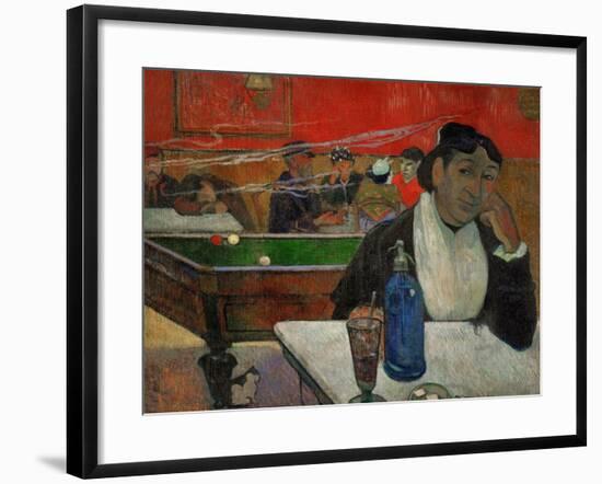 Woman in a Coffeehouse, Madame Ginoux in the Cafe De La Gare in Arles-Paul Gauguin-Framed Giclee Print