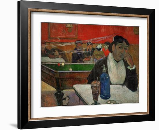 Woman in a Coffeehouse, Madame Ginoux in the Cafe De La Gare in Arles-Paul Gauguin-Framed Giclee Print