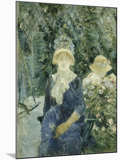 Woman in a Garden, 1882-83-Berthe Morisot-Mounted Giclee Print