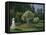 Woman in a Garden-Claude Monet-Framed Premier Image Canvas