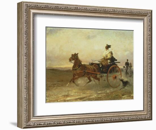 Woman in a Gig-Sebastiano Ricci-Framed Premium Giclee Print