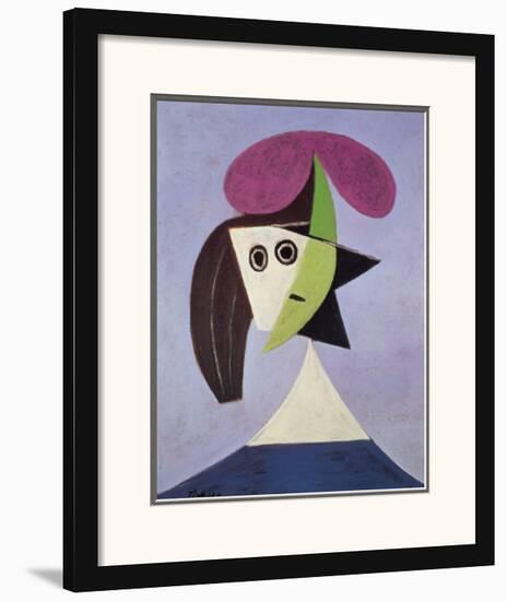 Woman In a Hat-Pablo Picasso-Framed Art Print