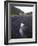 Woman in a Lavender Field, Senanque Abbey, Gordes, Provence, France, Europe-Angelo Cavalli-Framed Photographic Print