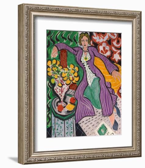 Woman in a Purple Coat, 1937-Henri Matisse-Framed Giclee Print