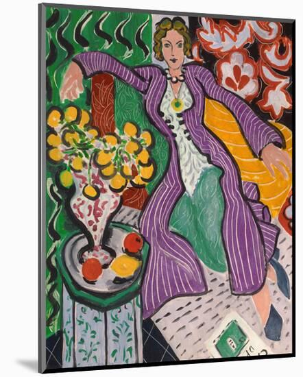 Woman in a Purple Coat, 1937-Henri Matisse-Mounted Giclee Print