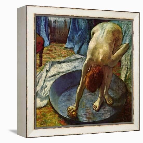 Woman in a Tub, 1886-Edgar Degas-Framed Premier Image Canvas