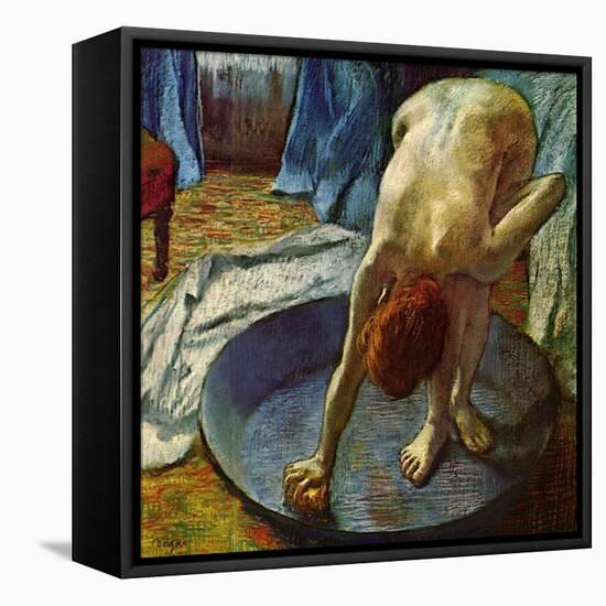 Woman in a Tub, 1886-Edgar Degas-Framed Premier Image Canvas