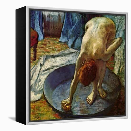 Woman in a Tub, 1886-Edgar Degas-Framed Premier Image Canvas