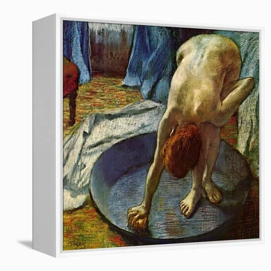 Woman in a Tub, 1886-Edgar Degas-Framed Premier Image Canvas