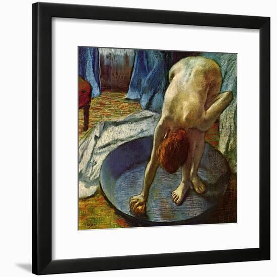 Woman in a Tub, 1886-Edgar Degas-Framed Giclee Print