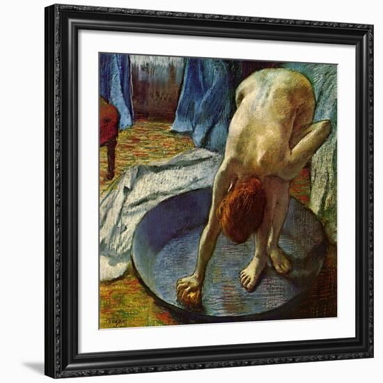 Woman in a Tub, 1886-Edgar Degas-Framed Giclee Print