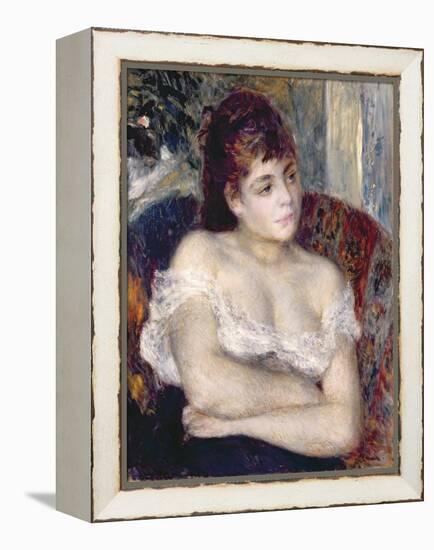 Woman in an Armchair, 1874-Pierre-Auguste Renoir-Framed Premier Image Canvas