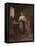 Woman in an Interior (Oil on Panel)-Eugene Carriere-Framed Premier Image Canvas