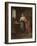 Woman in an Interior (Oil on Panel)-Eugene Carriere-Framed Giclee Print