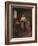 Woman in an Interior (Oil on Panel)-Eugene Carriere-Framed Giclee Print