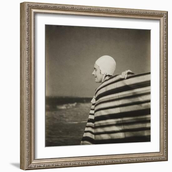 Woman in Bathing Cap-Curtis Moffat-Framed Giclee Print