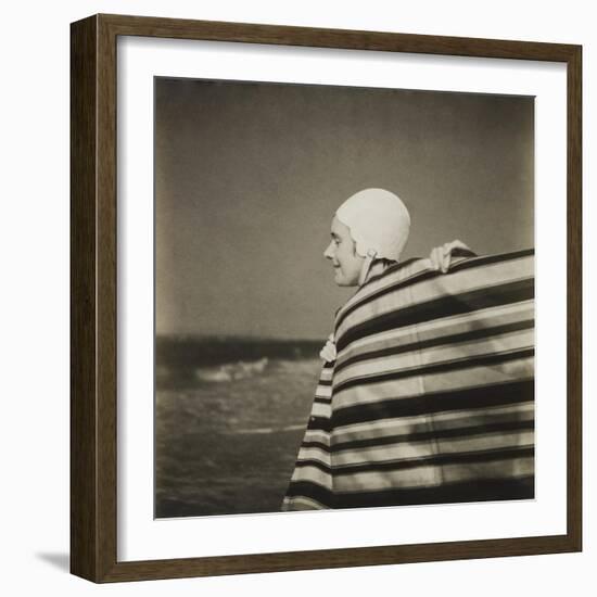 Woman in Bathing Cap-Curtis Moffat-Framed Giclee Print