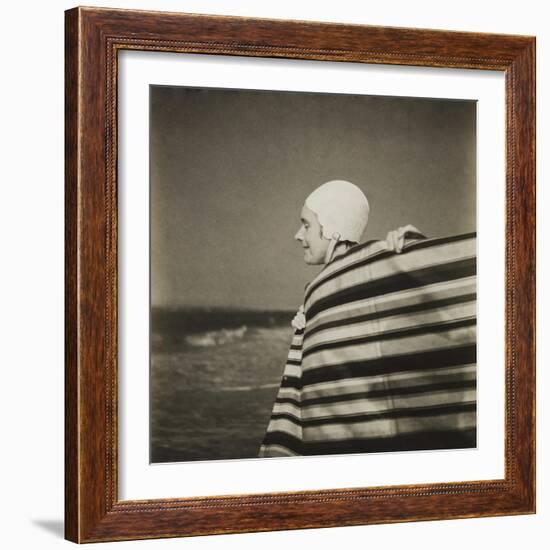 Woman in Bathing Cap-Curtis Moffat-Framed Giclee Print