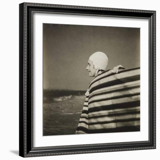 Woman in Bathing Cap-Curtis Moffat-Framed Giclee Print