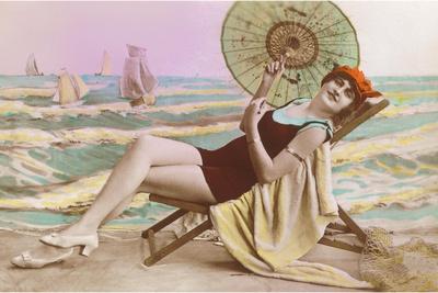 Beach chair parasol sales