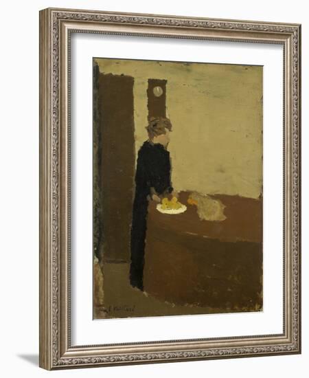 Woman in Black, c.1891-Edouard Vuillard-Framed Giclee Print