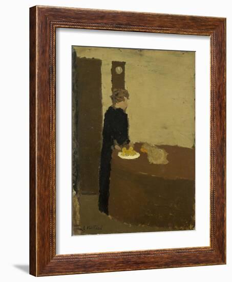 Woman in Black, c.1891-Edouard Vuillard-Framed Giclee Print