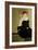 Woman in Black with "Noddy" the Cockatiel, 2016-Susan Adams-Framed Giclee Print
