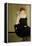Woman in Black with "Noddy" the Cockatiel, 2016-Susan Adams-Framed Premier Image Canvas