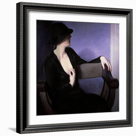 Woman in Black-Bernhard Gutmann-Framed Giclee Print