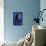 Woman in Blue Sweater Naive Portrait Figurative-Sharyn Bursic-Framed Premier Image Canvas displayed on a wall