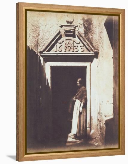 Woman in Doorway, C.1854-Thomas Keith-Framed Premier Image Canvas