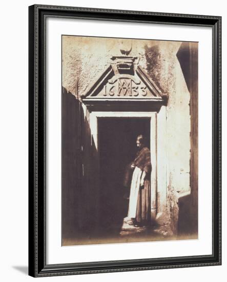 Woman in Doorway, C.1854-Thomas Keith-Framed Premium Photographic Print