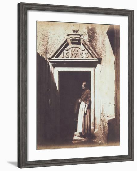 Woman in Doorway, C.1854-Thomas Keith-Framed Premium Photographic Print