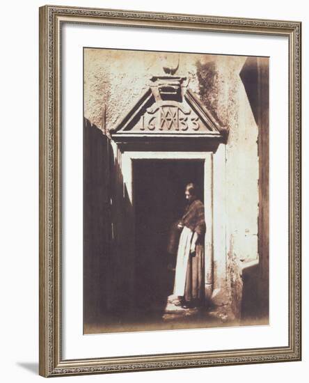 Woman in Doorway, C.1854-Thomas Keith-Framed Premium Photographic Print