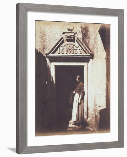 Woman in Doorway, C.1854-Thomas Keith-Framed Premium Photographic Print