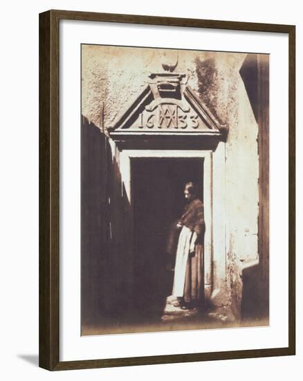 Woman in Doorway, C.1854-Thomas Keith-Framed Premium Photographic Print