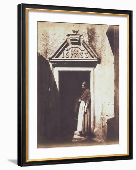 Woman in Doorway, C.1854-Thomas Keith-Framed Premium Photographic Print