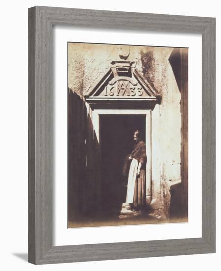 Woman in Doorway, C.1854-Thomas Keith-Framed Photographic Print