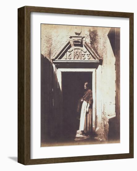 Woman in Doorway, C.1854-Thomas Keith-Framed Photographic Print