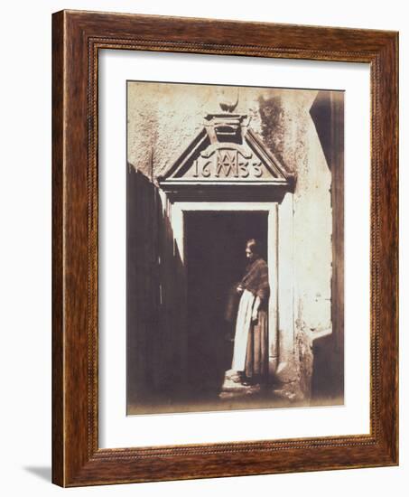 Woman in Doorway, C.1854-Thomas Keith-Framed Photographic Print