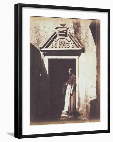 Woman in Doorway, C.1854-Thomas Keith-Framed Photographic Print