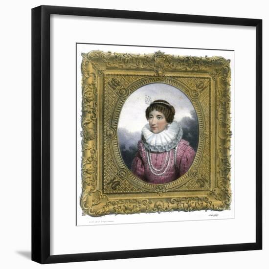 'Woman in Elizabethan dress', c1819Artist: G Engelmann-G Engelmann-Framed Giclee Print