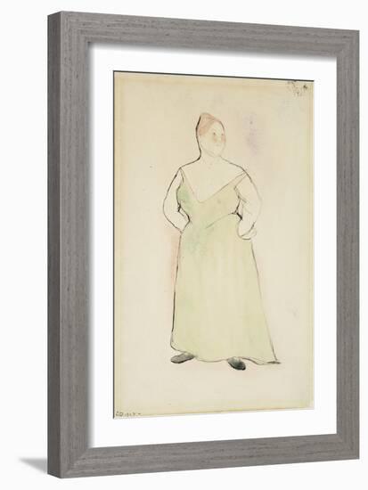 Woman in Evening Dress, 1912-Charles Demuth-Framed Giclee Print