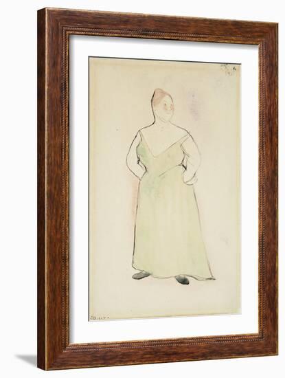 Woman in Evening Dress, 1912-Charles Demuth-Framed Giclee Print