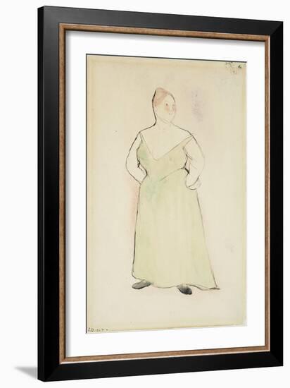 Woman in Evening Dress, 1912-Charles Demuth-Framed Giclee Print