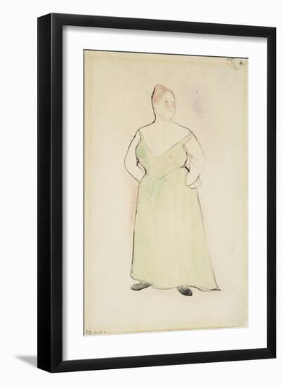 Woman in Evening Dress, 1912-Charles Demuth-Framed Giclee Print