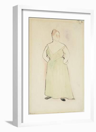 Woman in Evening Dress, 1912-Charles Demuth-Framed Giclee Print