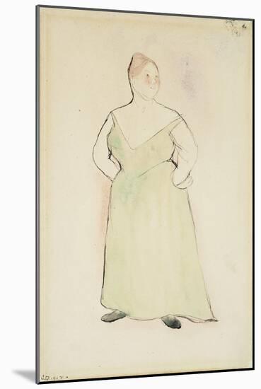 Woman in Evening Dress, 1912-Charles Demuth-Mounted Giclee Print